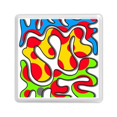 Colorful Graffiti Memory Card Reader (square)  by Valentinaart