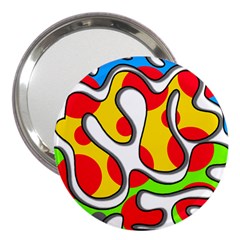 Colorful Graffiti 3  Handbag Mirrors by Valentinaart