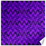 Purple Wavey Squiggles Canvas 16  x 16   15.2 x15.41  Canvas - 1