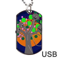 Daydream Dog Tag Usb Flash (two Sides) 