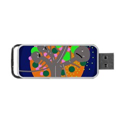 Daydream Portable Usb Flash (one Side) by Valentinaart