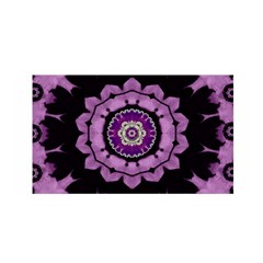 Decorative Leaf On Paper Mandala Satin Wrap by pepitasart