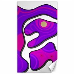 Purple Graffiti Canvas 40  X 72  