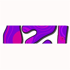 Purple Graffiti Large Bar Mats