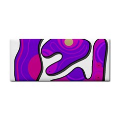 Purple Graffiti Hand Towel