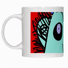 Caveman White Mugs by Valentinaart