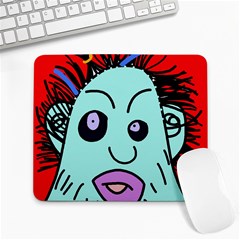 Caveman Large Mousepads by Valentinaart