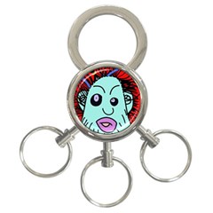 Caveman 3-ring Key Chains by Valentinaart