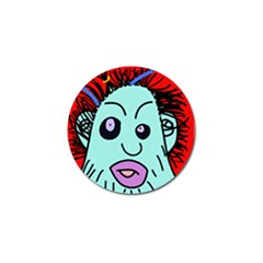 Caveman Golf Ball Marker by Valentinaart