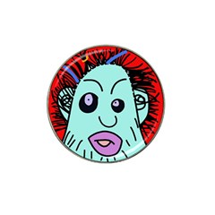 Caveman Hat Clip Ball Marker by Valentinaart