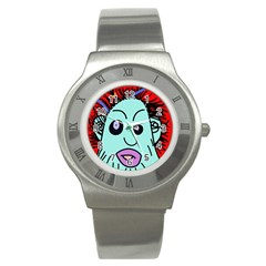 Caveman Stainless Steel Watch by Valentinaart