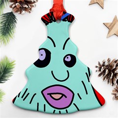 Caveman Christmas Tree Ornament (2 Sides)