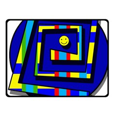 Maze Fleece Blanket (small) by Valentinaart