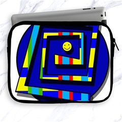 Maze Apple Ipad 2/3/4 Zipper Cases by Valentinaart