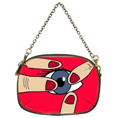 Poke In The Eye Chain Purses (one Side)  by Valentinaart