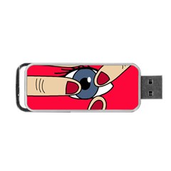 Poke In The Eye Portable Usb Flash (one Side)