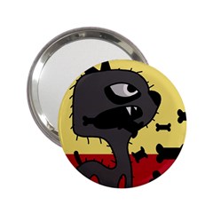 Angry Little Dog 2 25  Handbag Mirrors by Valentinaart