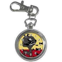 Angry Little Dog Key Chain Watches by Valentinaart