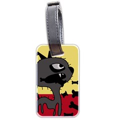 Angry Little Dog Luggage Tags (two Sides) by Valentinaart