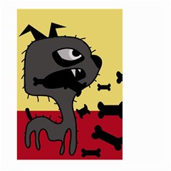 Angry Little Dog Large Garden Flag (two Sides)