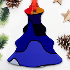 Waves Ornament (christmas Tree)