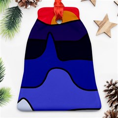 Waves Bell Ornament (2 Sides)