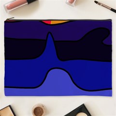 Waves Cosmetic Bag (xxxl)  by Valentinaart