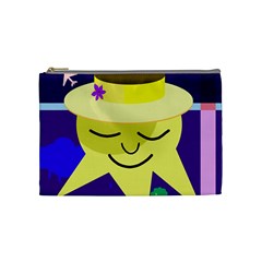 Mr  Sun Cosmetic Bag (medium)  by Valentinaart