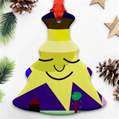 Mr  Sun Ornament (christmas Tree) by Valentinaart