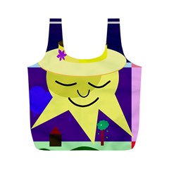 Mr  Sun Full Print Recycle Bags (m)  by Valentinaart