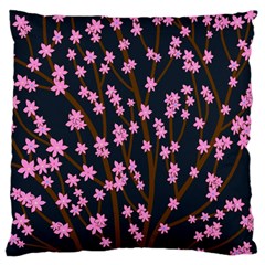 Japanese Tree  Large Flano Cushion Case (two Sides) by Valentinaart