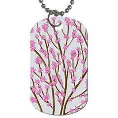 Cherry tree Dog Tag (Two Sides)