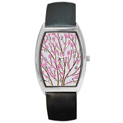 Cherry Tree Barrel Style Metal Watch by Valentinaart