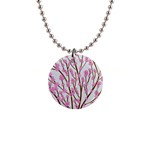 Cherry tree Button Necklaces Front