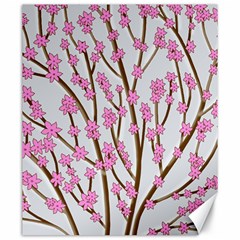 Cherry Tree Canvas 20  X 24   by Valentinaart