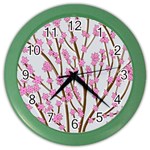 Cherry tree Color Wall Clocks Front