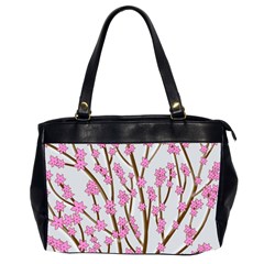 Cherry Tree Office Handbags (2 Sides)  by Valentinaart