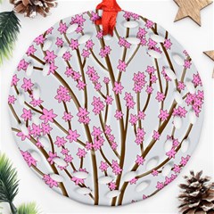 Cherry Tree Ornament (round Filigree) 