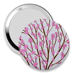 Cherry Tree 3  Handbag Mirrors by Valentinaart