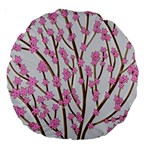 Cherry tree Large 18  Premium Round Cushions Front