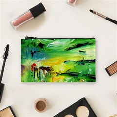 Abstract Landscape Cosmetic Bag (small)  by artistpixi