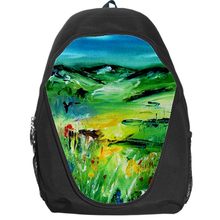 Abstract Landscape Backpack Bag