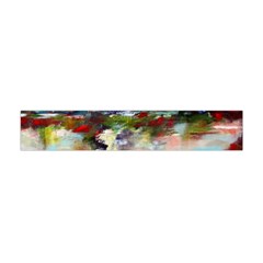 Red Abstract Landscape Flano Scarf (mini)