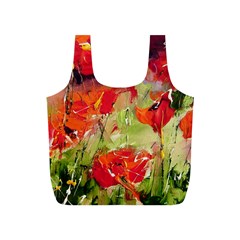 Abstract Poppys  Full Print Recycle Bags (s)  by artistpixi