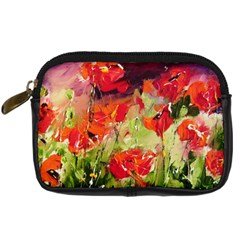 Abstact Poppys Art Print Digital Camera Cases by artistpixi