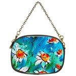 Abstract daisys floral print  Chain Purses (Two Sides)  Front