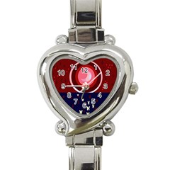 Techno  Heart Italian Charm Watch by Valentinaart