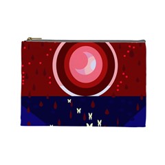 Techno  Cosmetic Bag (large)  by Valentinaart