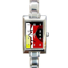 Secret Rectangle Italian Charm Watch by Valentinaart