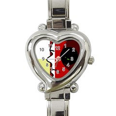 Secret Heart Italian Charm Watch by Valentinaart